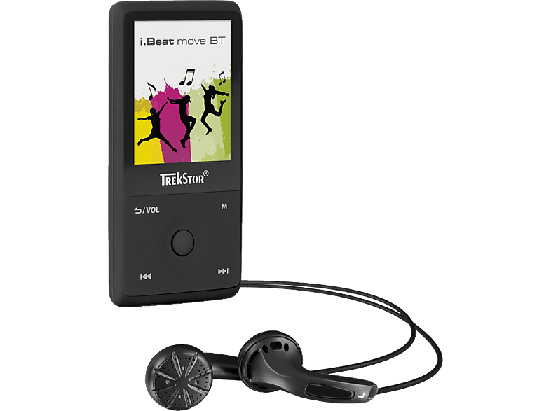 TREKSTOR 79324 i.Beat move BT Mp3Player (8 GB, Schwarz) MediaMarkt