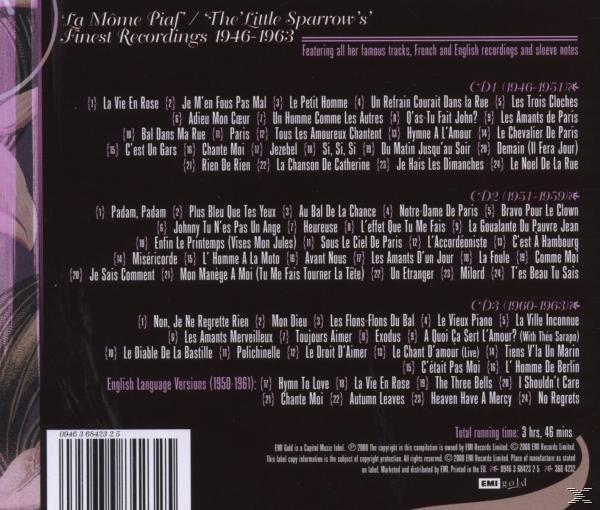 Albumcover mit französischen und englischen Songtiteln. Eine Liste der Songs wird angezeigt.