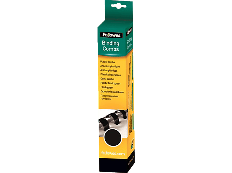 FELLOWES Kunststof bindrug 12mm Zwart 25 stuks (5331502)