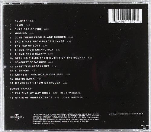 CD-Rückseite mit schwarzem Hintergrund und Titelliste. Viele Titel sind aufgelistet.