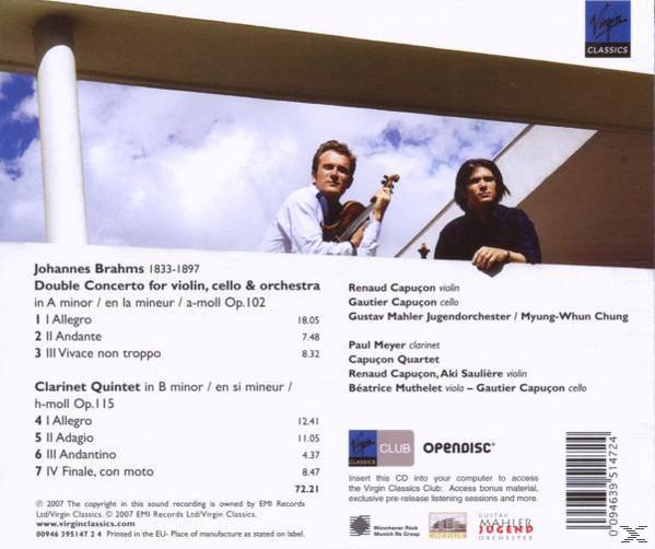Gmjo - Doppelkonzert/Klar.Quintett  - (CD)