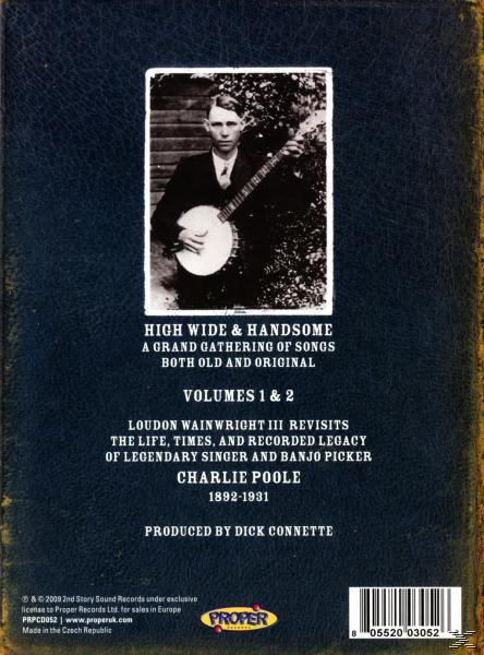 Loudon Wainwright HANDSOME - (CD) Iii & HIGH - WIDE