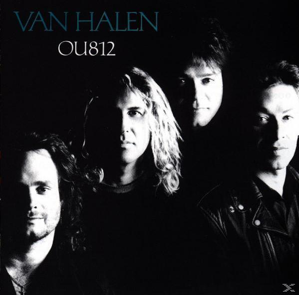 Albumcover mit vier Personen. Der Text lautet: Van Halen OU812. Der Hintergrund ist schwarz.