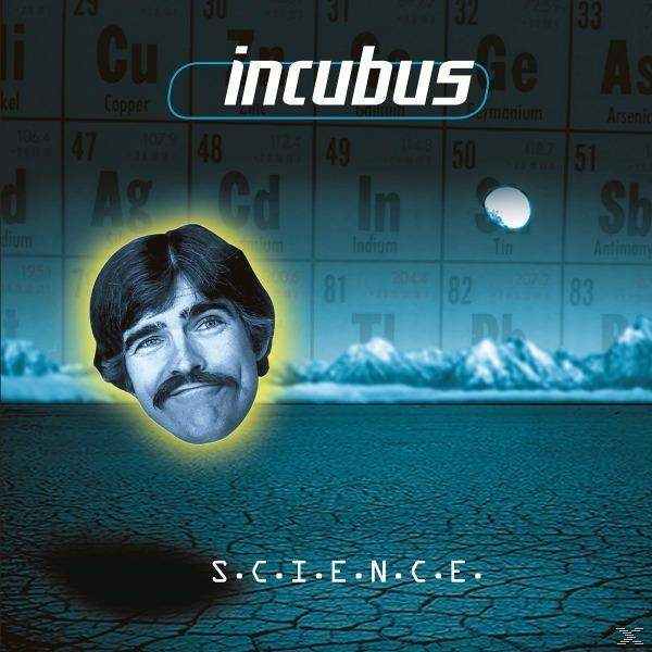 Incubus album borítója egy férfi arcával és egy periódusos rendszer háttérrel.