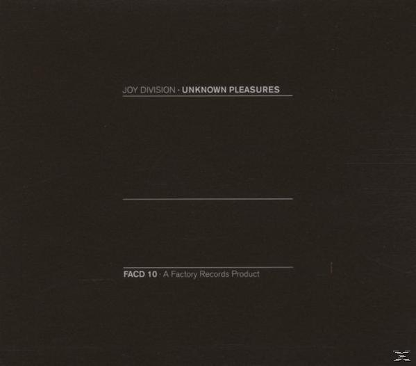 Albumcover mit dunklem Hintergrund und weißen Linien, mit dem Titel JOY DIVISION.