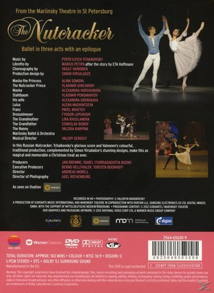 DVD-Cover, Ballettszene mit Tänzern auf der Bühne.