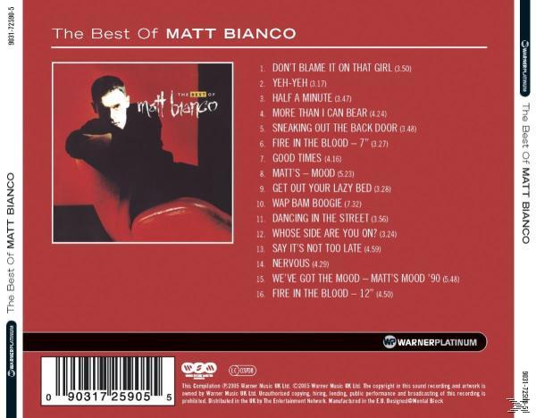 Best The / Matt (CD) - Bianco Platinum Of Collection -