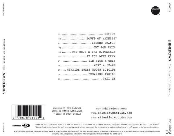 Albumcover mit Trackliste und Credits in Weiß auf weißem Hintergrund.