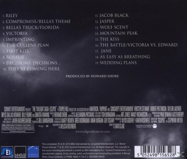 Album borító, dalok listájával és a filmről szóló szöveggel.