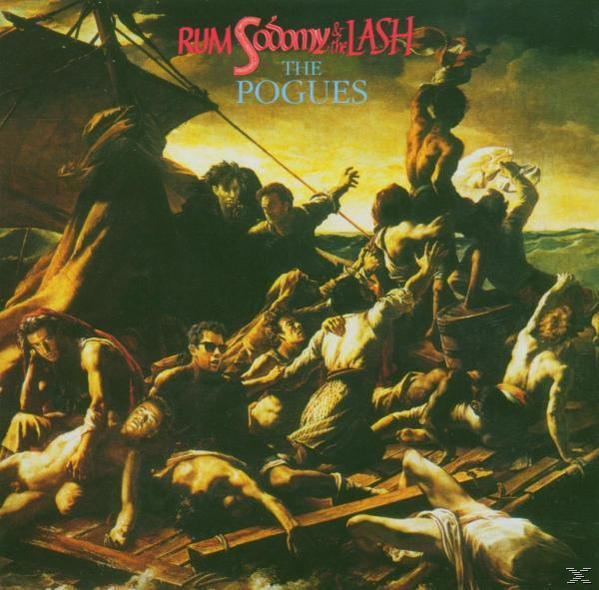 Albumcover: 'Rum Sodomy & The Lash' von The Pogues. Enthält ein Gemälde von ertrinkenden Menschen.