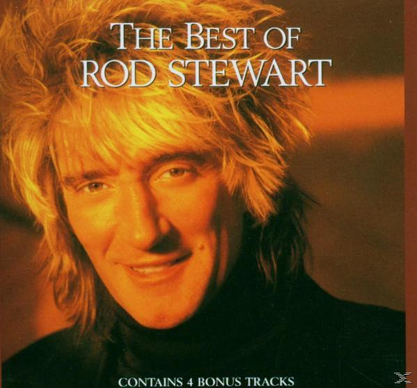 Albumcover mit dem Gesicht von Rod Stewart. Der Text lautet 'The Best Of Rod Stewart'.