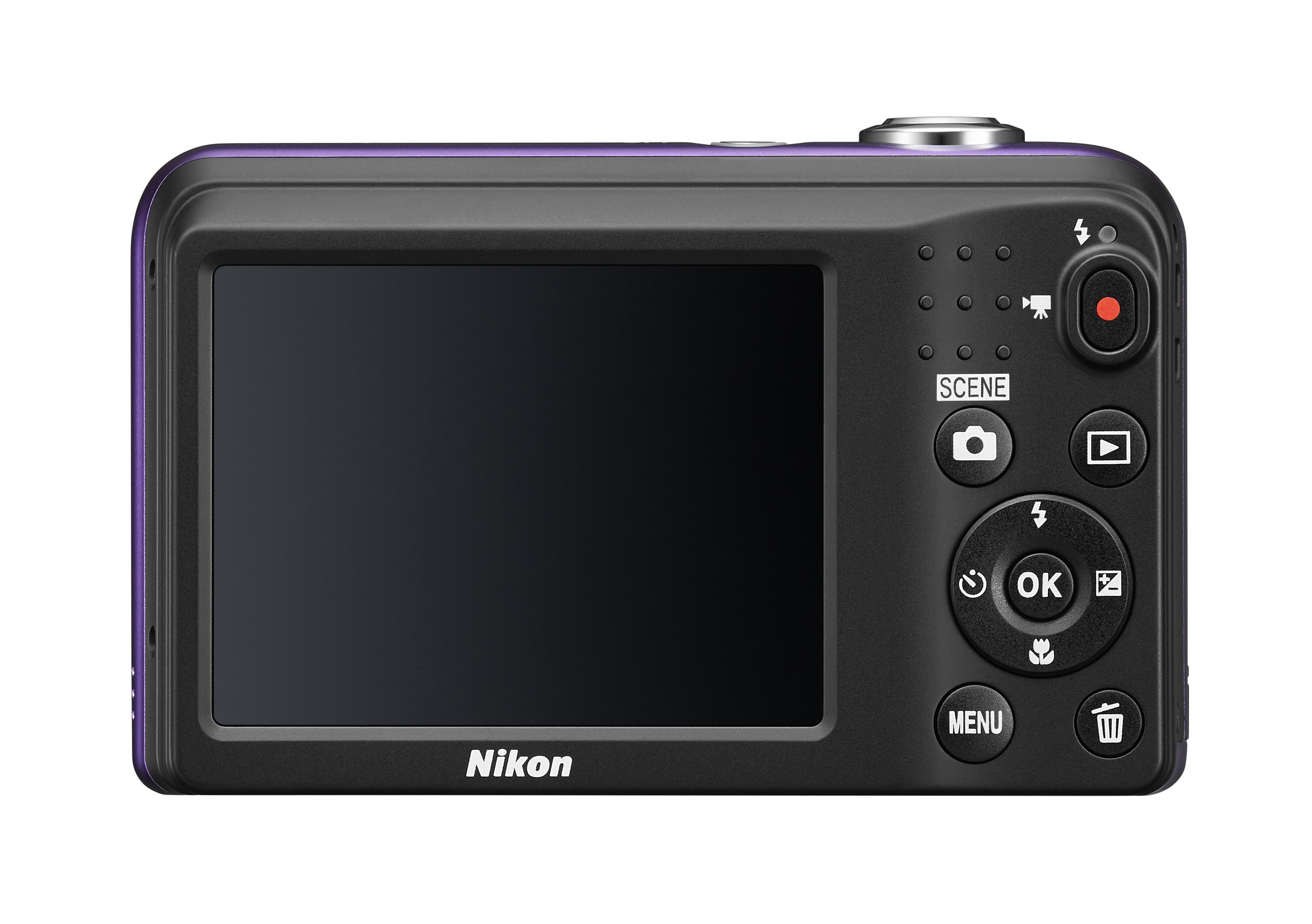 NIKON COOLPIX L31 Kompaktkamera Violett ornament, 5x opt. Zoom, TFT-LCD
