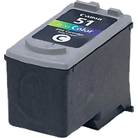 CANON CL-51 Tintenpatrone mehrfarbig (0618B001) Druckerpatronen Canon ...