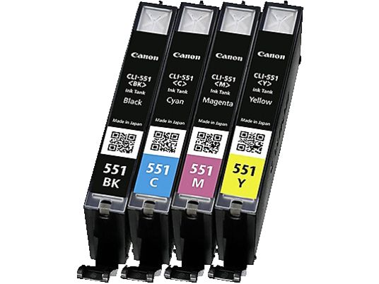 CANON CLI-551 C/M/Y/BK Multipack - Cartuccia ad inchiostro (Colore)