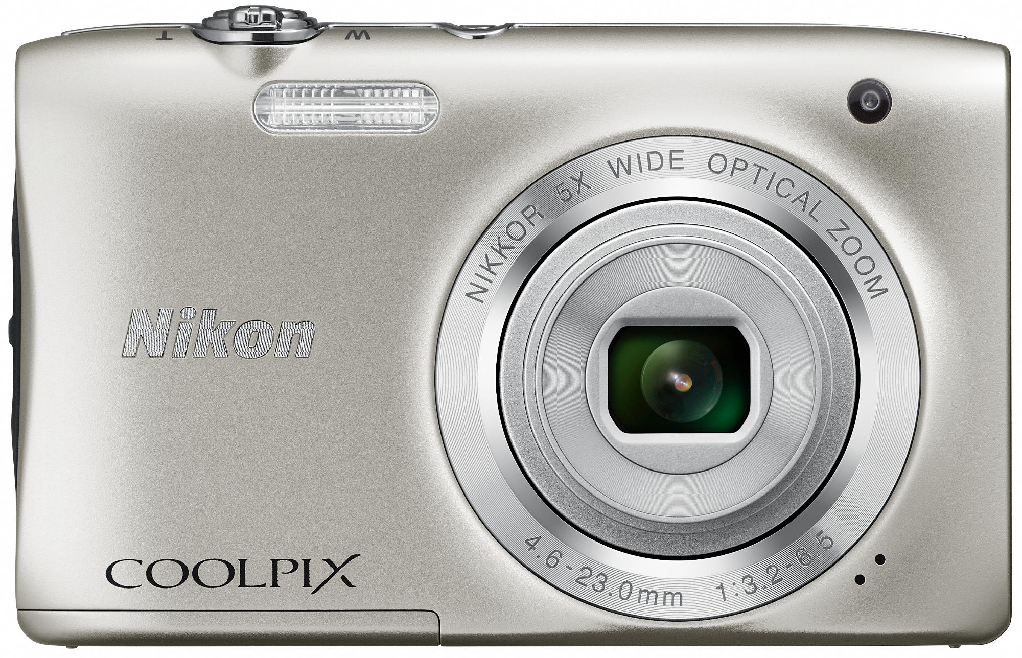 Cámara - Nikon Coolpix S2900 Plata, 20 Mp + Funda + Palo Selfie