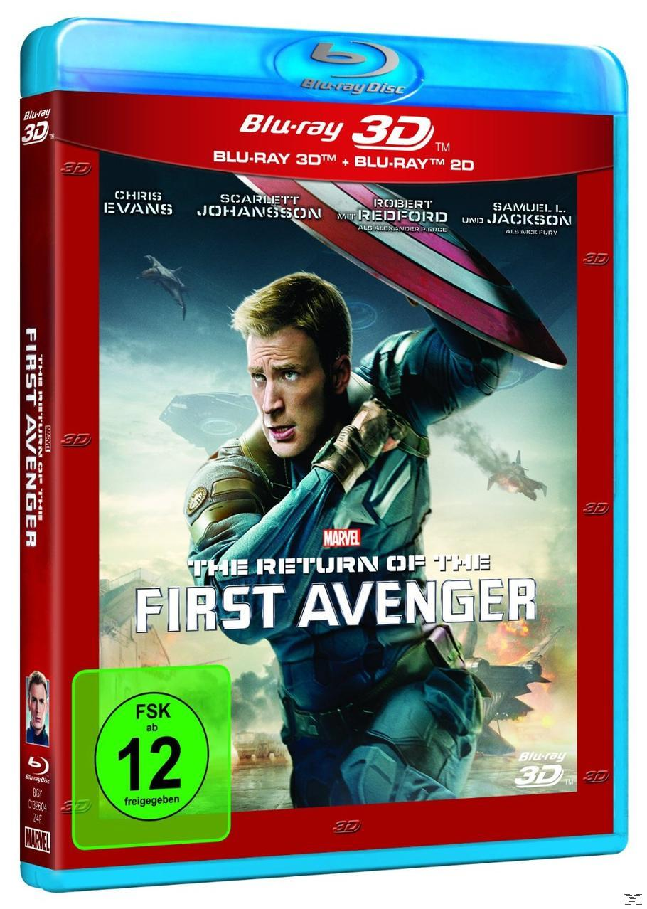 Blu-ray-Hülle für 'Captain America: The Return of the First Avenger'. Cover zeigt Chris Evans.