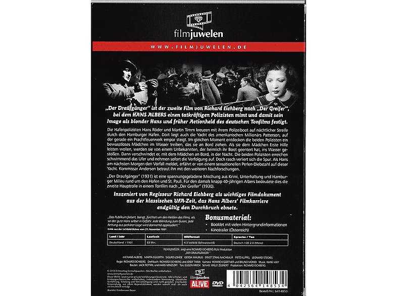 Thumbnail - DER DRAUFGÄNGER-DER UFA-KLASSIKER 1931 DVD