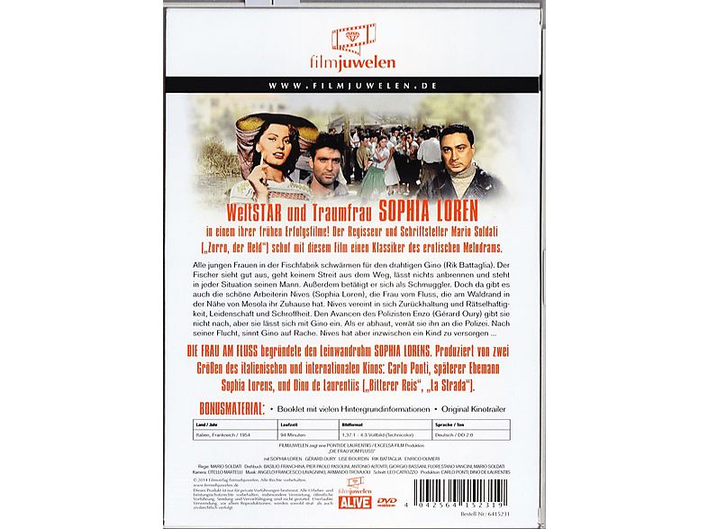 Die Frau vom Fluß DVD