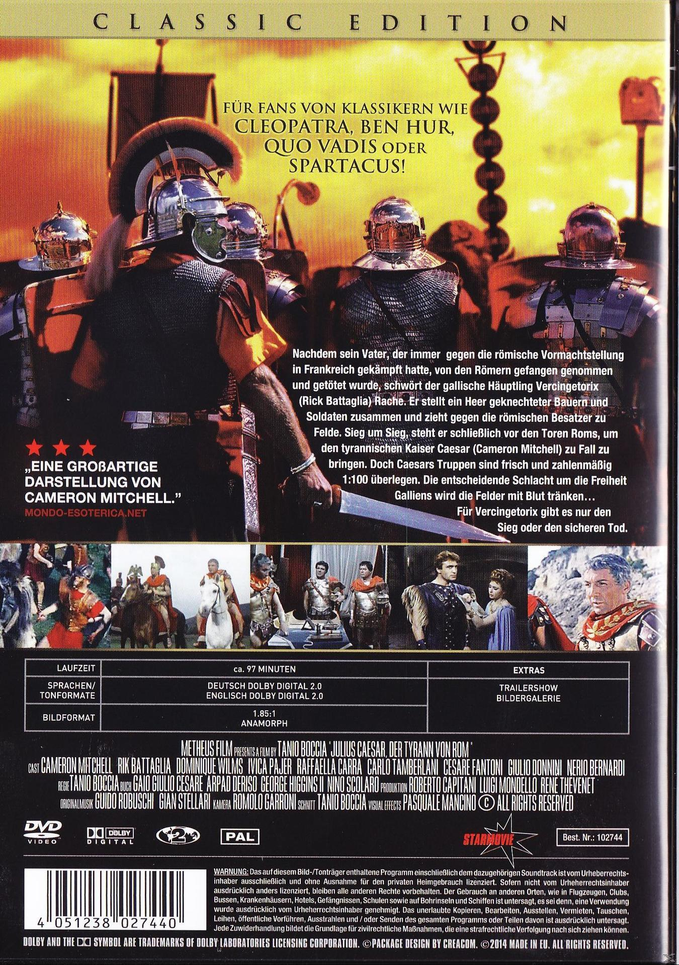 Julius Caesar: Der Tyrann von Rom DVD