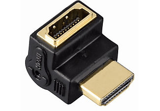 HAMA HM.122232 Altın Uçlu 90° Açılı HDMI Adaptör Siyah