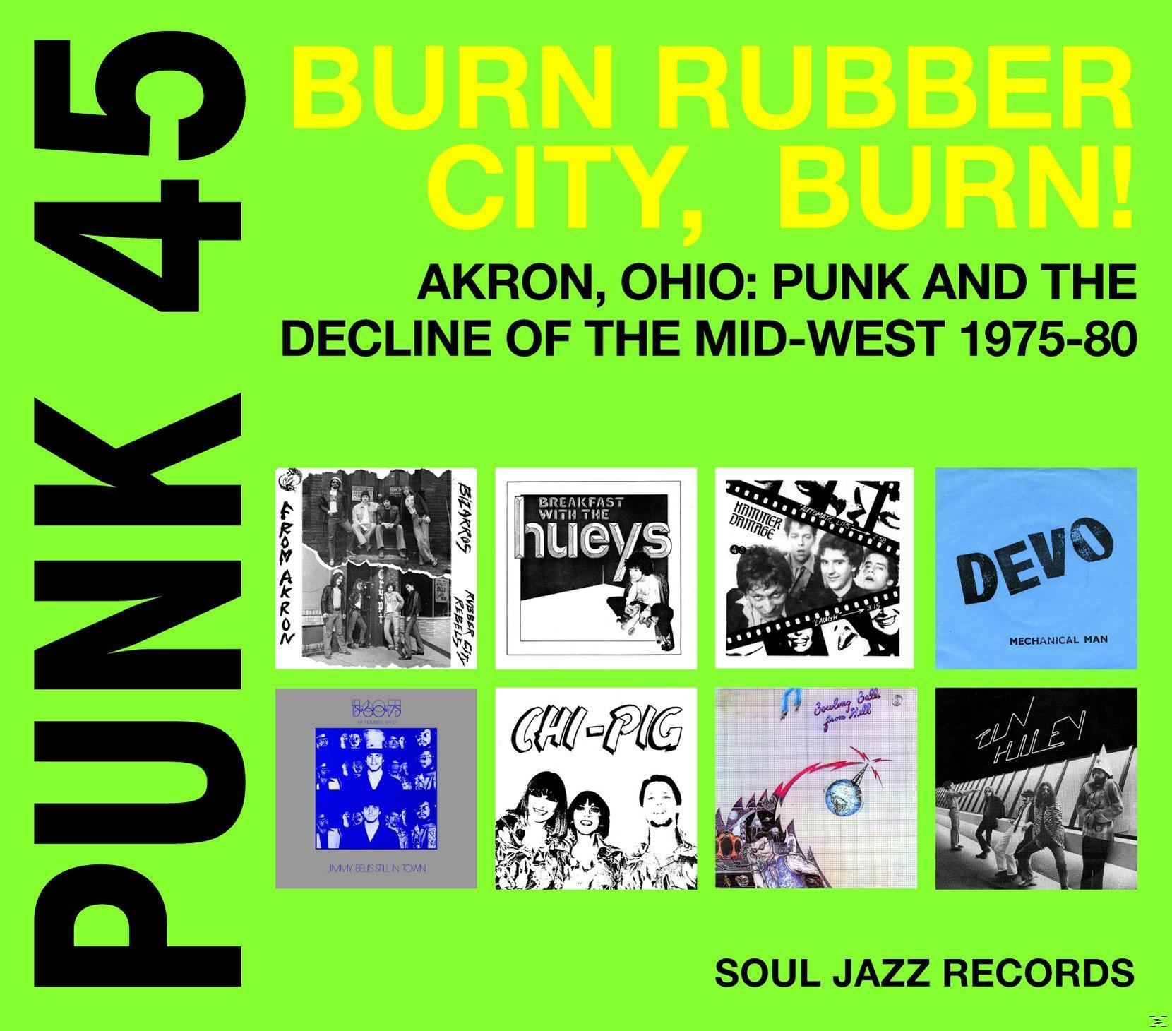VARIOUS - Punk 45:Burn Rubber City, Burn!  - (LP + Download)