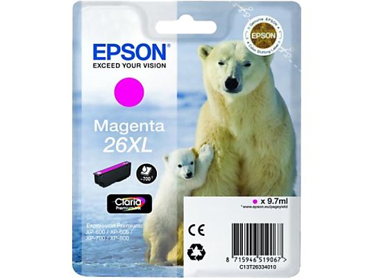 EPSON C13T26334010 - Cartouche d'encre (Magenta.)