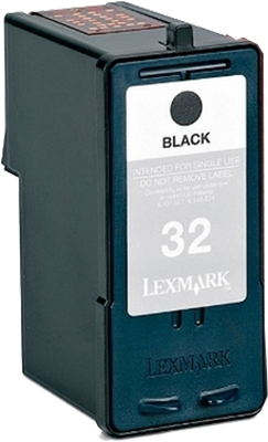 LEXMARK NR. 32 Tintenpatrone Schwarz (018CX032E)
