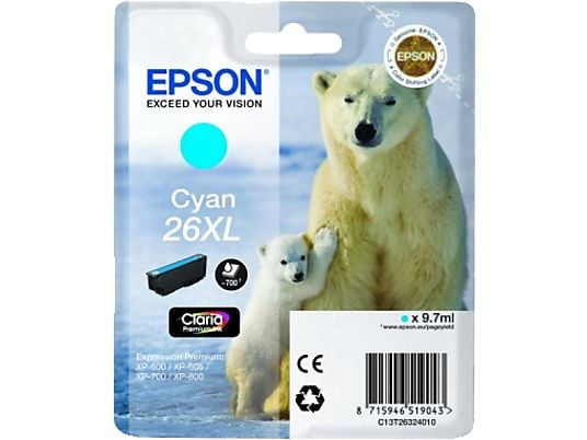 EPSON C13T26324010 - Cartouche d'encre (Cyan)