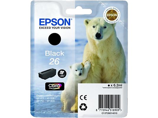 EPSON C13T26014010 - Cartuccia ad inchiostro (Nero)
