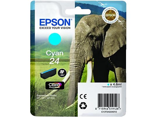 EPSON C13T24224010 - Tintenpatrone (Cyan)