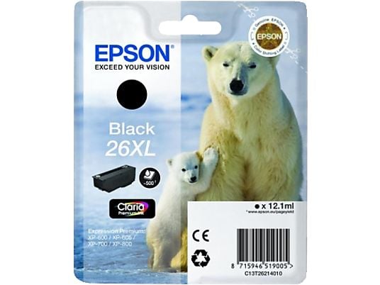 EPSON 26 XL, nero - Cartuccia ad inchiostro (Nero)
