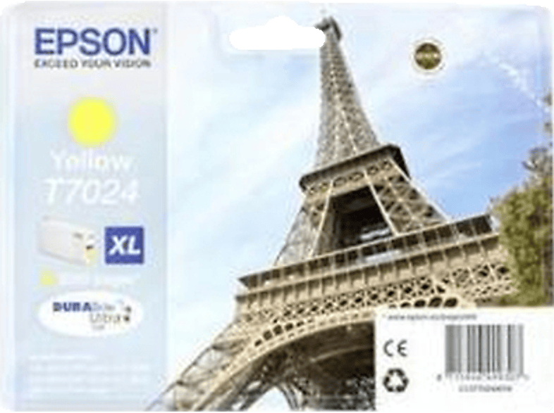EPSON Original Tintenpatrone (C13T70244010) Gelb