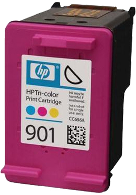 HP 901 Cyan/Magenta/Gelb Tintenpatrone (CC656AE)
