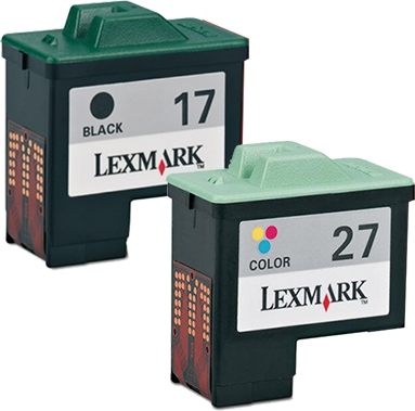 LEXMARK Nr. 17 + Nr. 27 Tintenpatrone mehrfarbig (0080D2952)