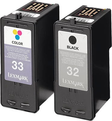 LEXMARK Nr. 32 + 33 Tintenpatrone mehrfarbig (0080D2951)