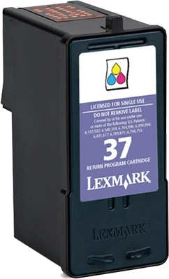 LEXMARK NR. 37 Tintenpatrone mehrfarbig (018C2140E)