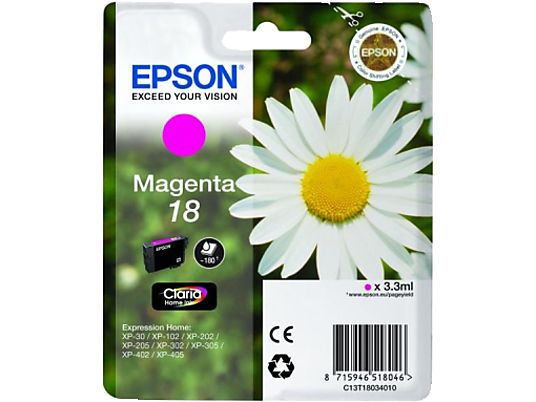 EPSON C13T18034010 - Cartouche d'encre (Magenta.)