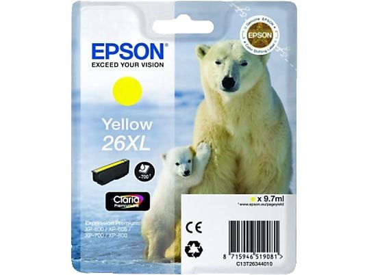 EPSON C13T26344012 - Cartouche d'encre (Jaune)