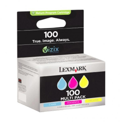 LEXMARK Nr. 100 Tintenpatrone mehrfarbig (14N0849)