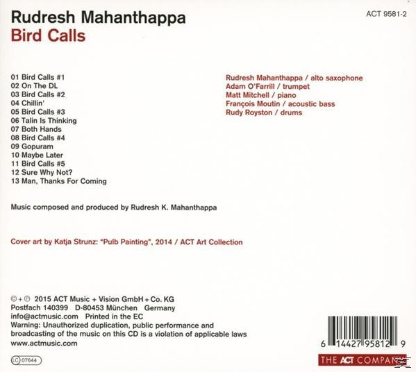 Rudresh Mahanthappa - Bird Calls  - (CD)