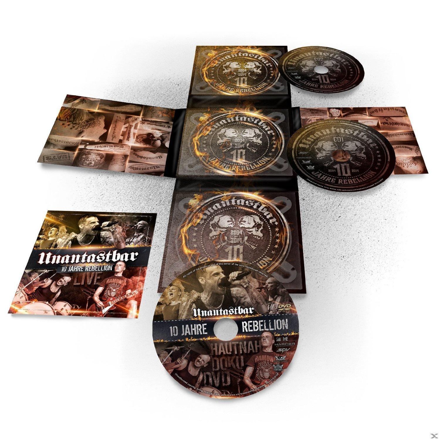 Unantastbar - 10 Jahre Rebellion-Live  - (CD + DVD Video)