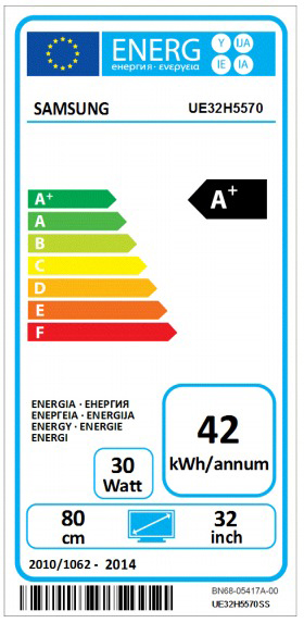 SAMSUNG UE32H5570