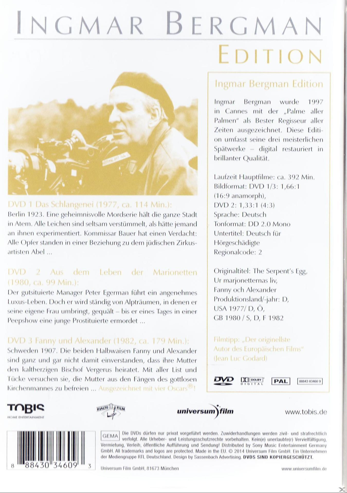 Ingmar Bergmann Edition DVD