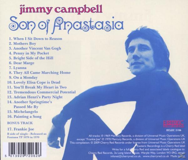 Jimmy Campbell - (CD) Of Remastert) Anastasia Son - (Exp