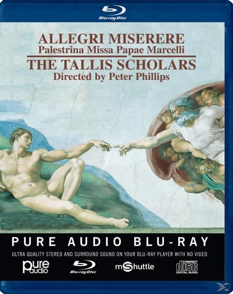 PHILLIPS/TALLIS SCHOLARS - Miserere/Missa (Blu-ray) Papae - Marcelli