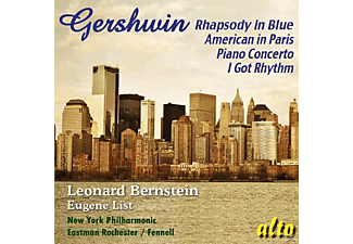 Columbia Symphony Orchestra, New York Philharmonic Orchestra, Eastman Rochester Orchestra, Frederick Fennell, List Eugene - Rhapsody In Blue/An American In Paris/Piano Conerto/I Got Rhythm  - (CD)