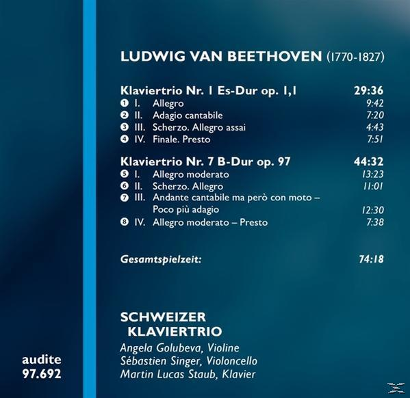 Schweizer Klaviertrio - Complete Works For Piano Trio Vol.1  - (CD)