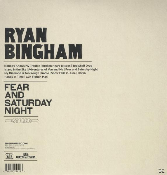 Ryan Bingham - Fear And Saturday  - (Vinyl)
