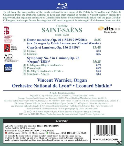 Vincent Warnier, VARIOUS - Sinfonie 3/Danse macabre/+  - (Blu-ray Audio)
