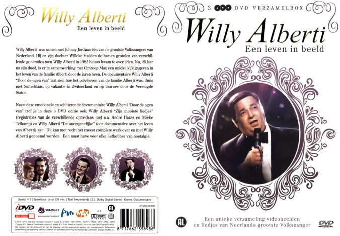 DVD-box van Willy Alberti, een Nederlandse zanger, bevat documentaires en optredens. Bevat een portret van Alberti.